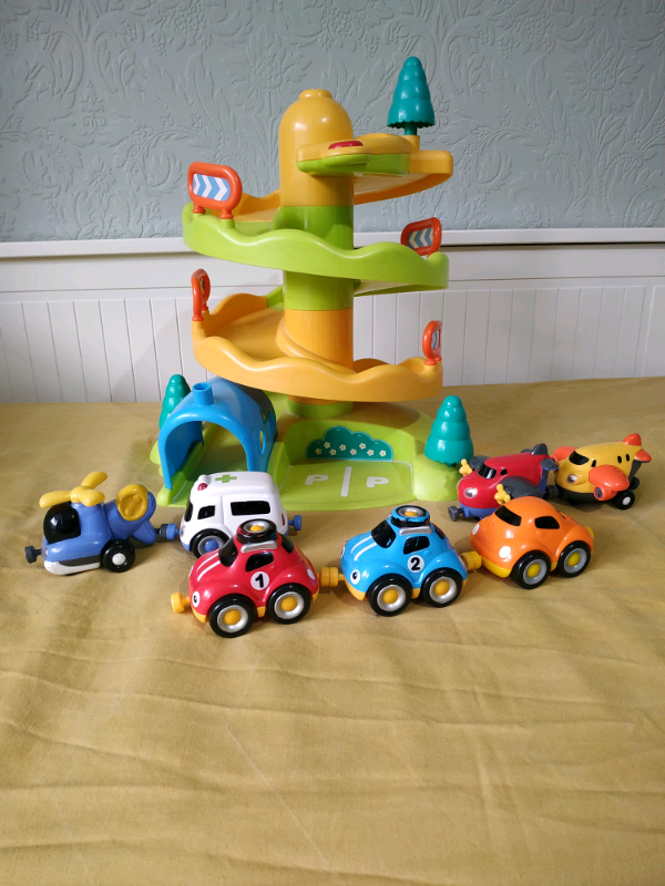 magnetic toy car set